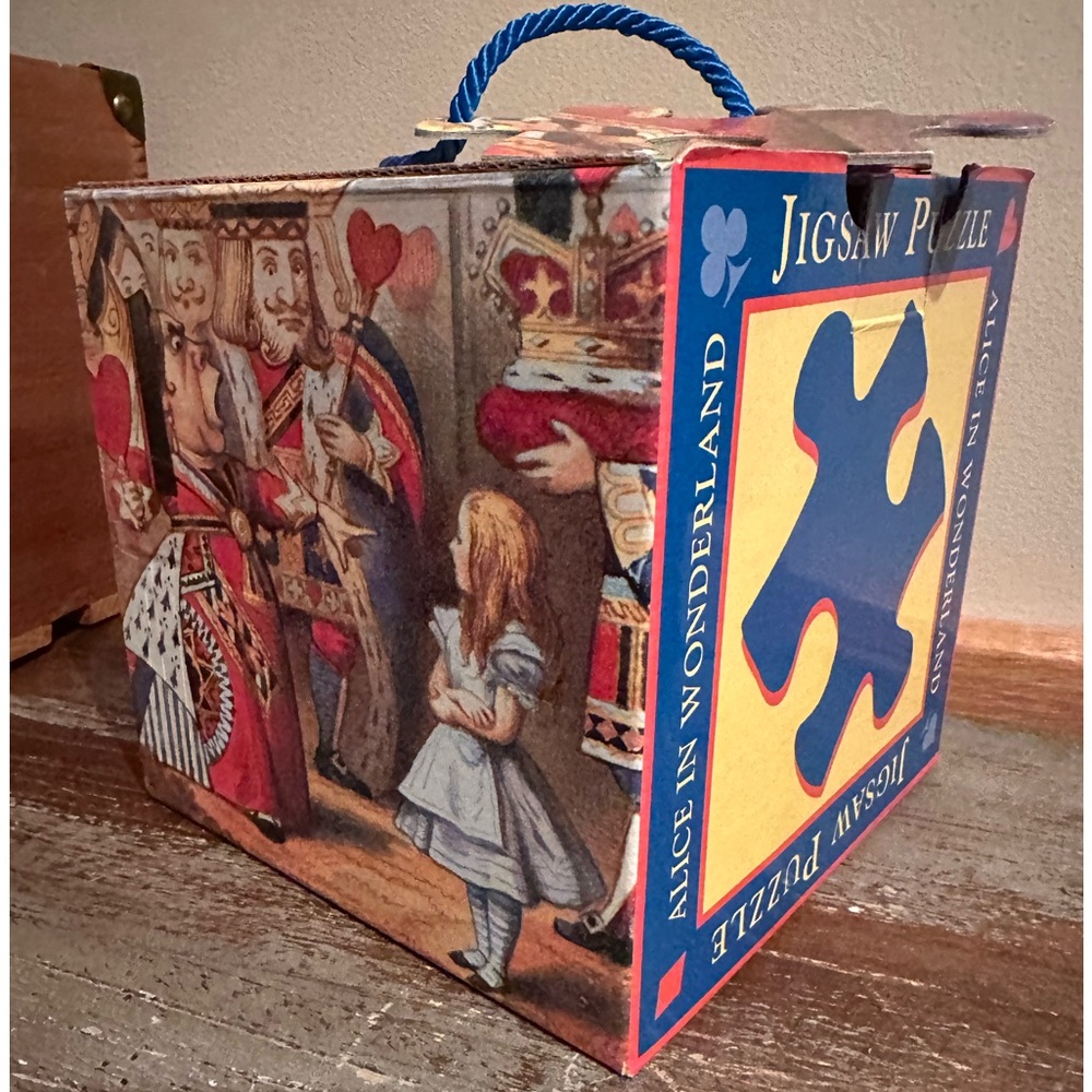 Vintage Alice in Wonderland Puzzle large pieces MacMillan Mudpuppy Press